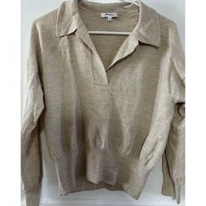 Madewell Polo Sweater XL Retails $149